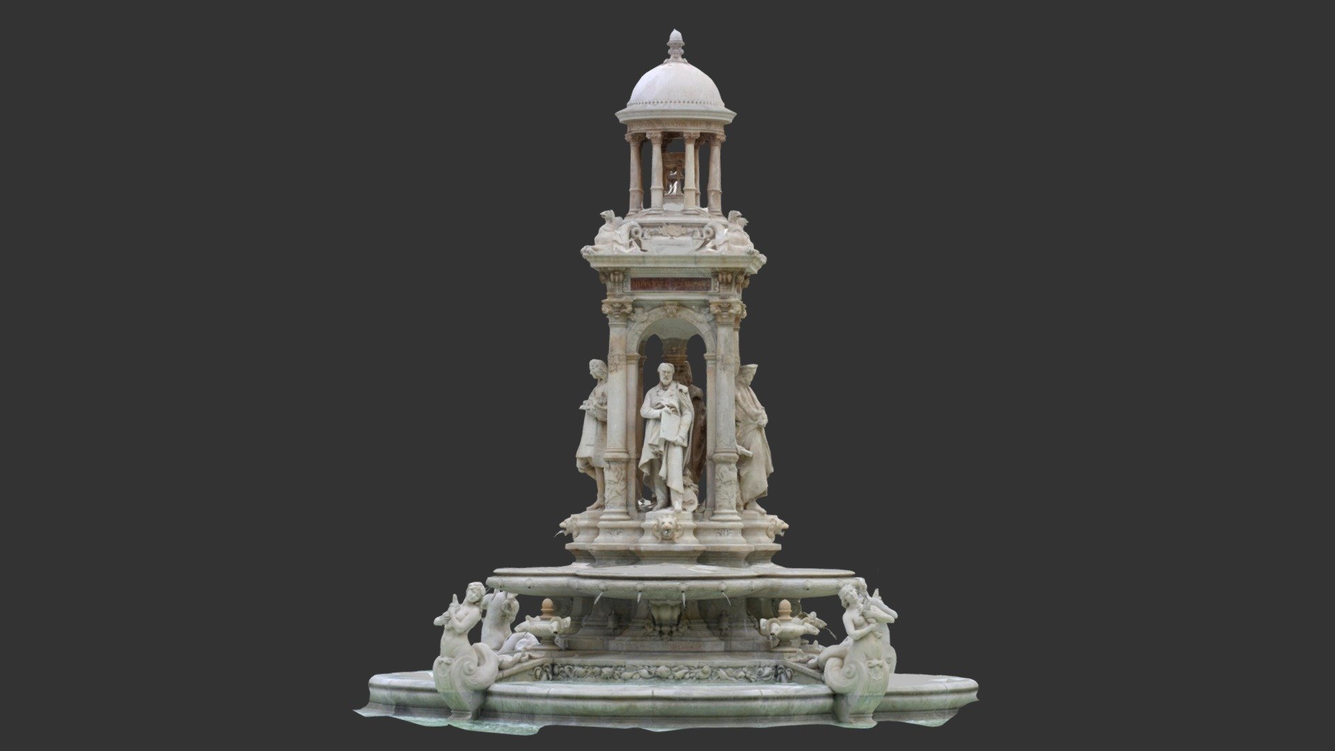 Jacobins Fountain in Lyon, France