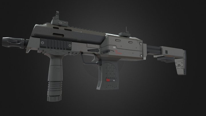 MP7A2 3D Model