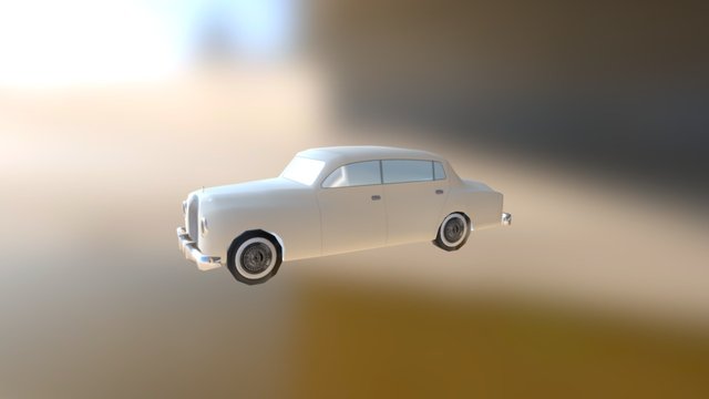 Mercedes Benz 300d Limo 3D Model