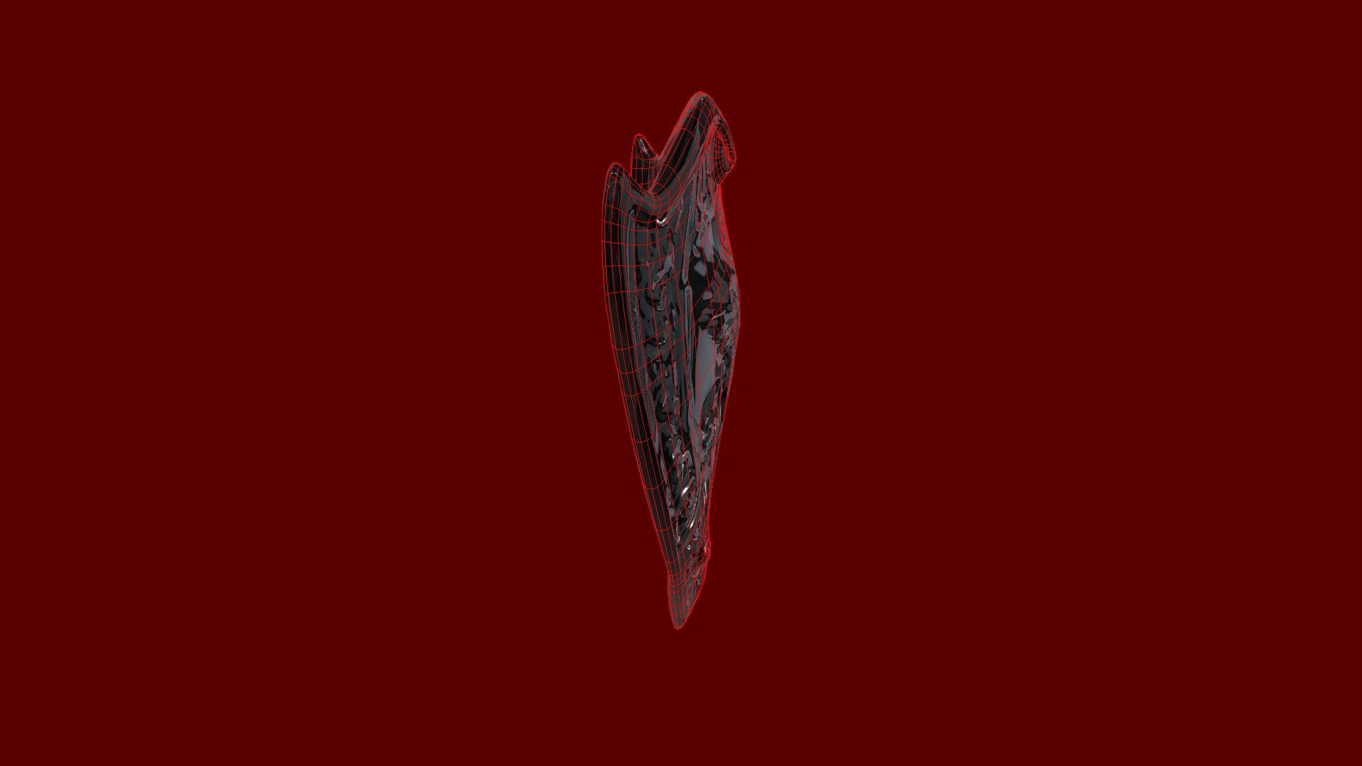 tarcza Low poly