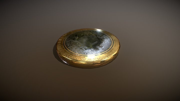 BITCOIN – Modelo 3D gratuito STL