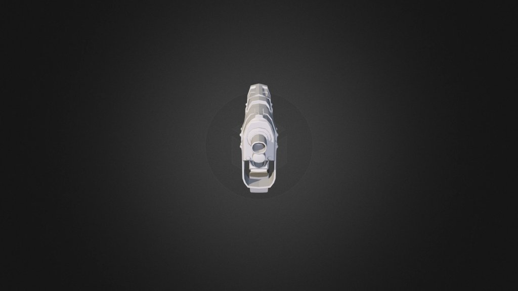 High Poly Gun
