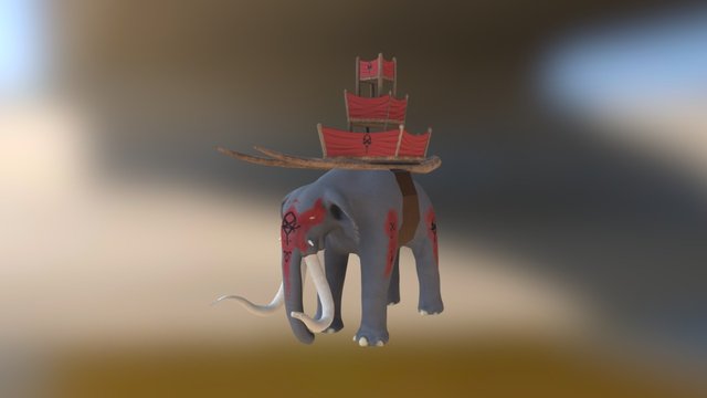 Mumakil(Olifant) 3D Model