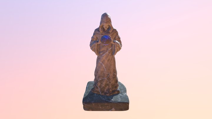 XYZ: Dimensions Chaos (wizard statue) 3D Model