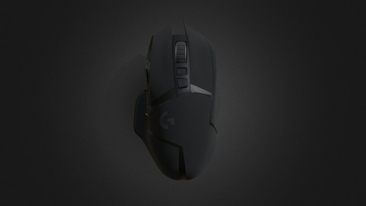 Logi G502 mouse 3D Model