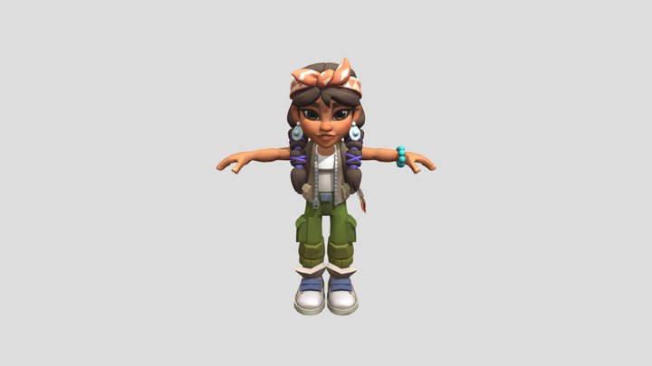 Lilah - Hoverboard Heroes 3D Model