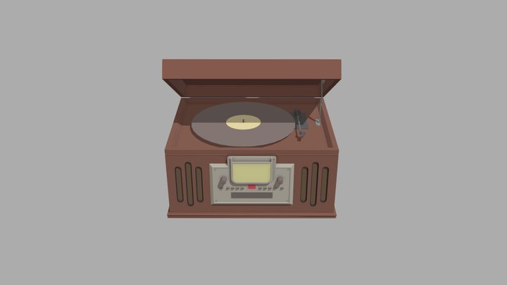 Record_player 3D Model