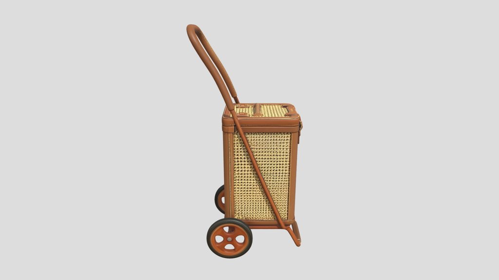 Luxury Trolley 3d Model