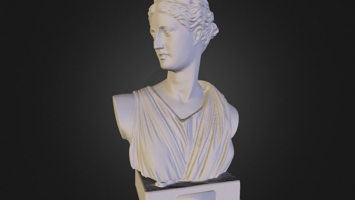 Artemis (Diana) statue 3D Model