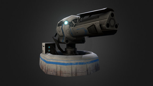 ARMED! Laser Cannon 3D Model