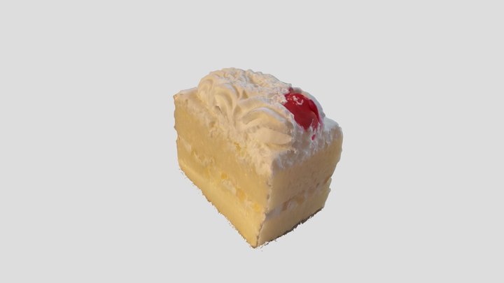 cake奶油小方 3D Model
