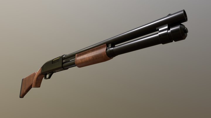 Winchester 1300 / Classic Wood & Steel 3D Model