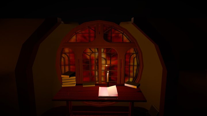 Bilbo's Hobbit Home 3D Model