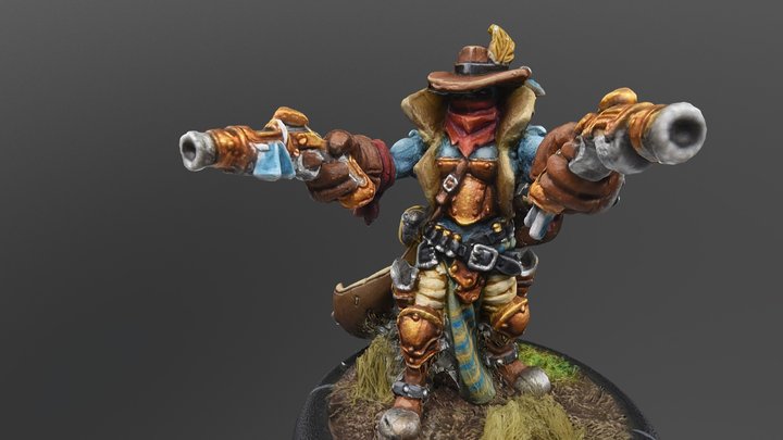 Trollkin Outlaw 3D Model