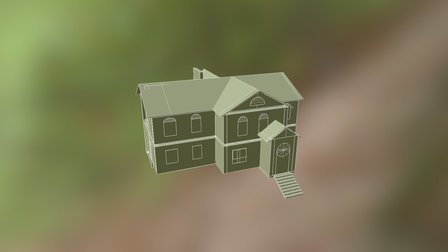 Дом экстерьер вариант 1 3D Model