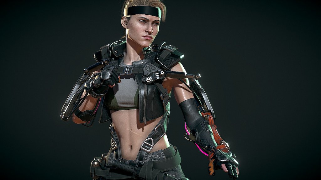 sonya blade mk9 render