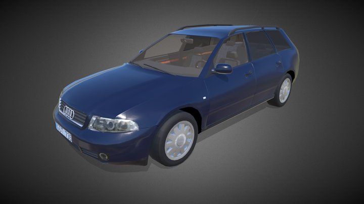 Audi A4 B5.5 Avant 3D Model