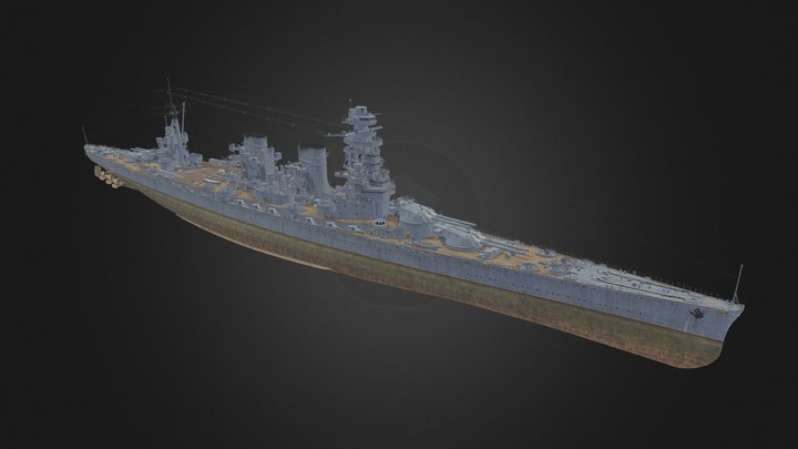 Daisen 3D Model