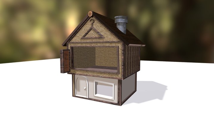 Medieval Clothing Store 3D Model