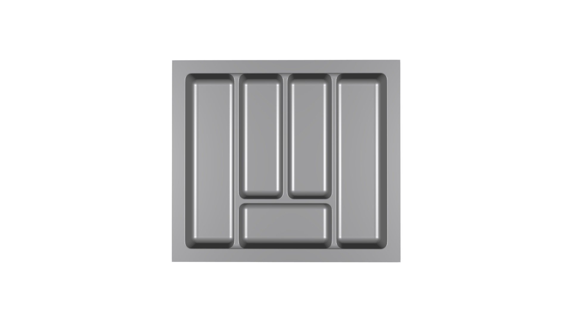 Лоток для столовых приборов Standard 500/400 сер