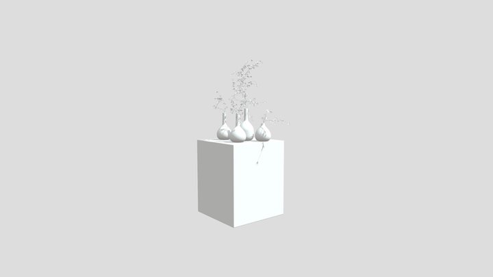 Bottled branches 3D Model