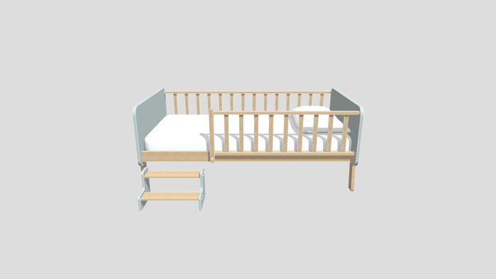 Baby bed Boori Natty 3D Model