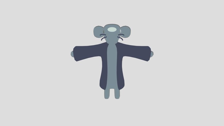 Mouse Detective 3D Model