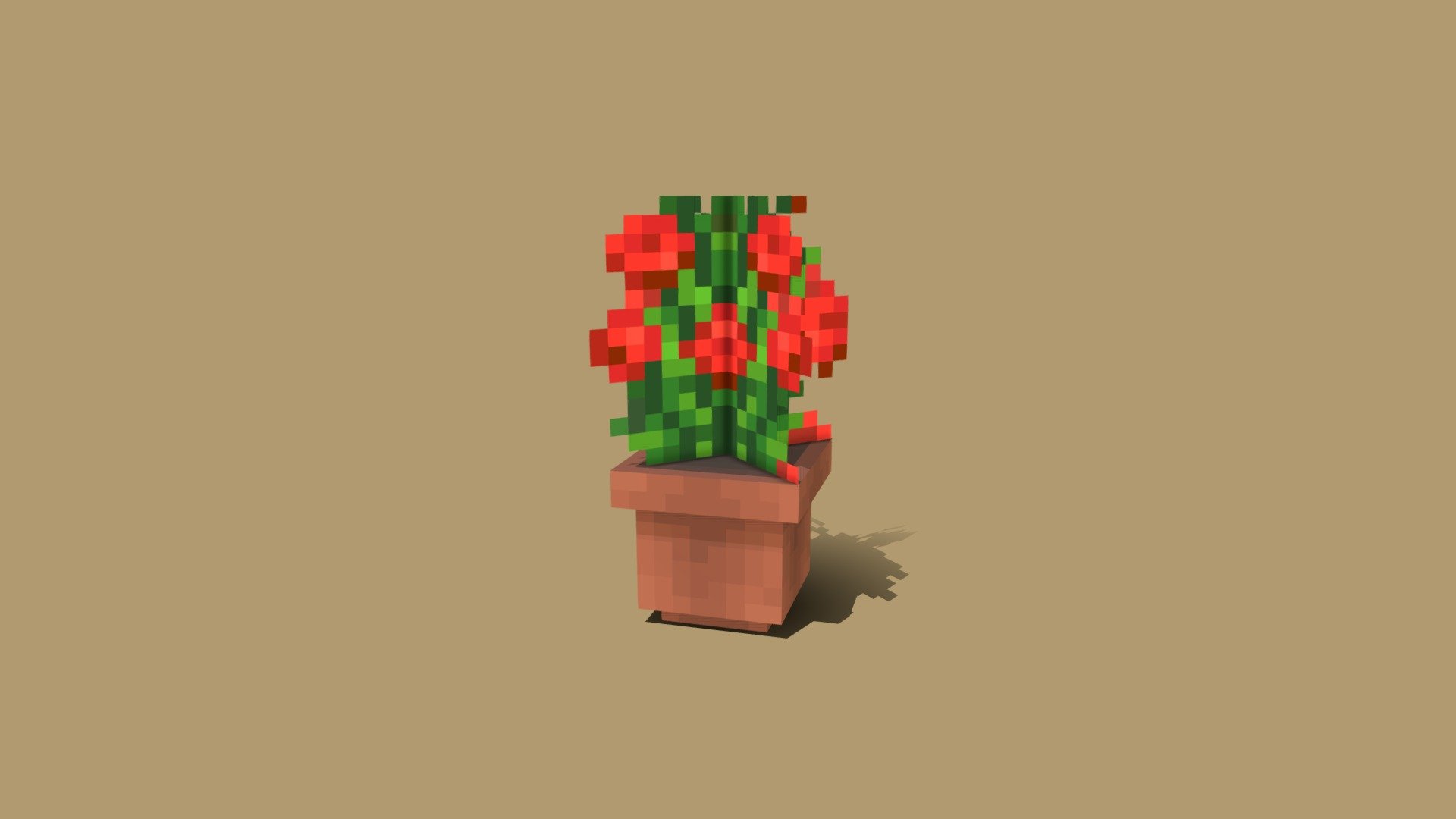 Minecraft Flower Pot 