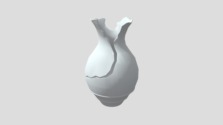 Broken Vase 3D Model