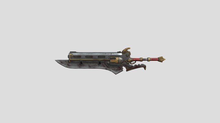 Gunblade 3D Model