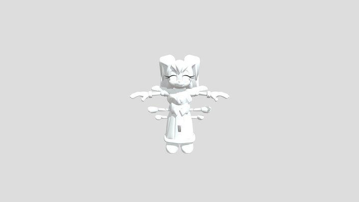Vanilla The Rabbit 3D Model