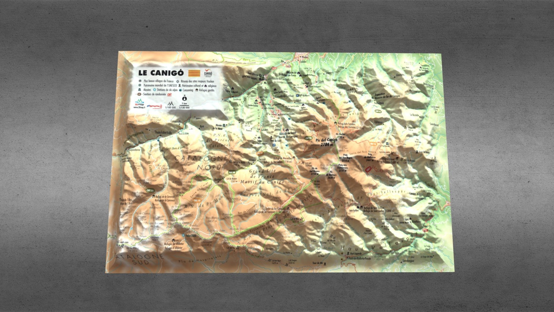 LE CANIGOU — Sketchfab embed 3D viewer