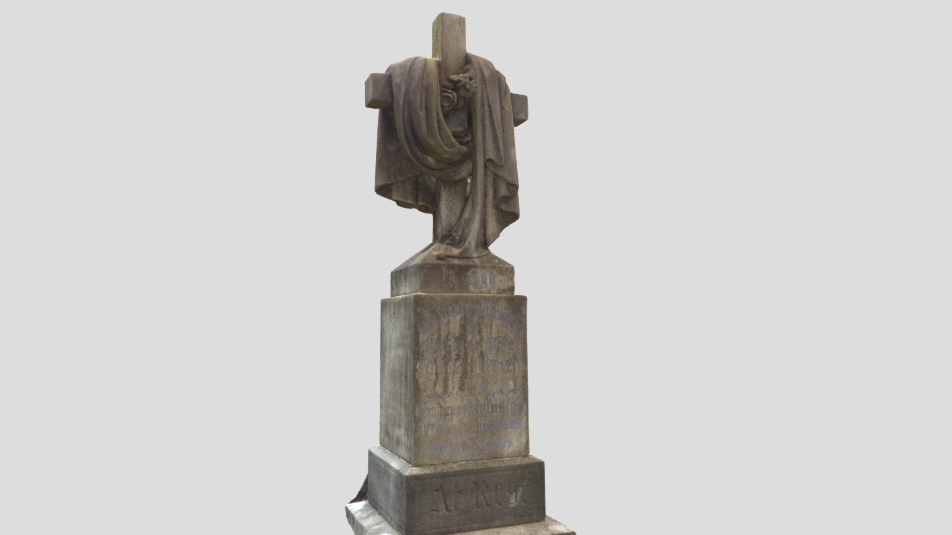 Carved headstone - Rookwood Cemetery  Sydney.