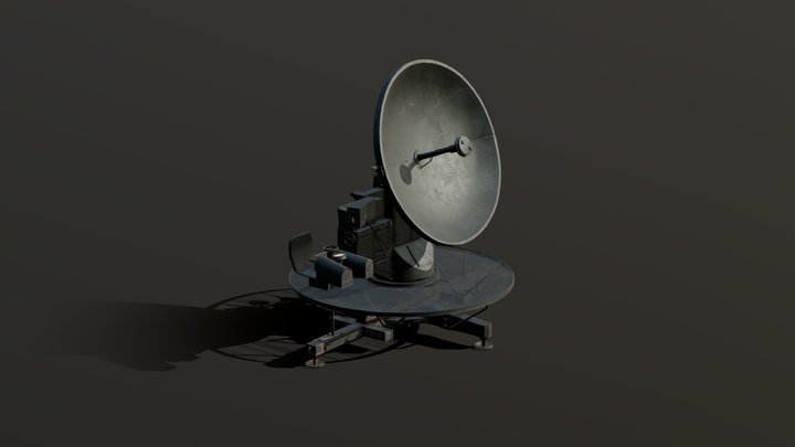 Würzburg D Radar 3D Model