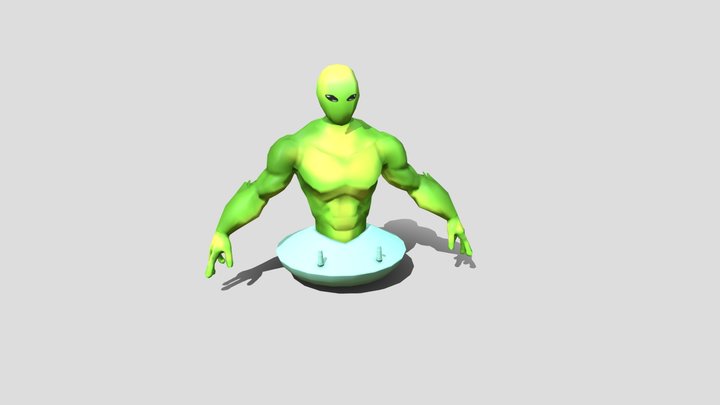 Dude-Alien 3D Model