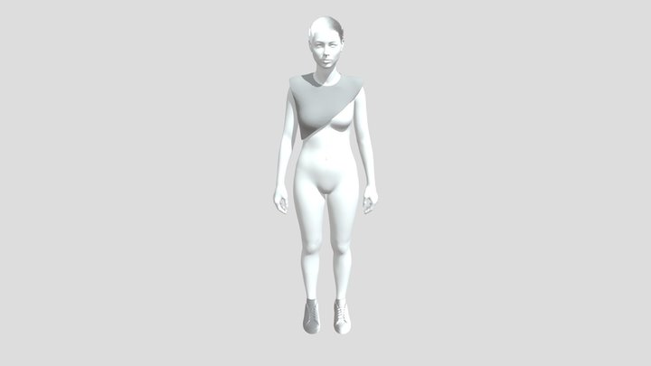 10-15-19 Female Chest Platewith Body 3D Model