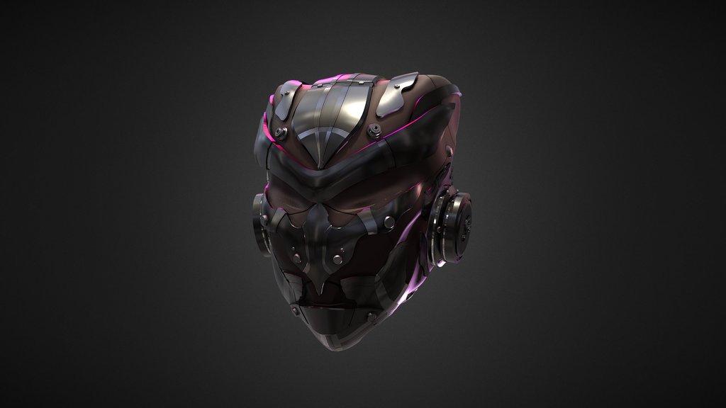 Sci-Fi Helmet - High Poly - Ngchipv
