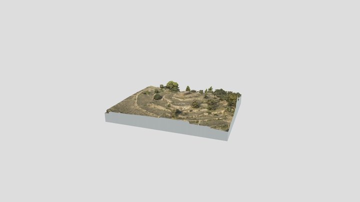 Torre de Foyos Aerial Digital Capture 3D Model