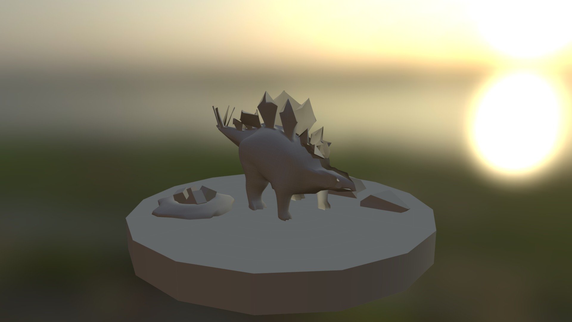 Stegosaurus Final - 3D model by beauallen95 [2f73d1a] - Sketchfab