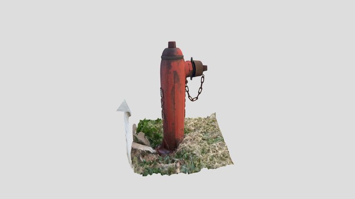 消火栓 3D Model