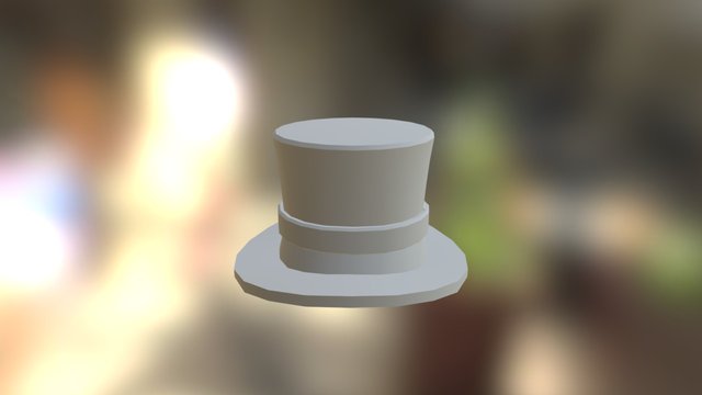 Evans Monopoly Hat 3D Model