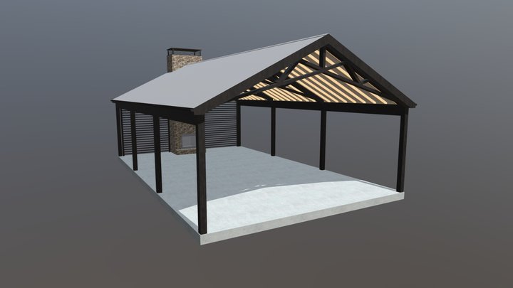 Farmhouse Pavilion 3D Model
