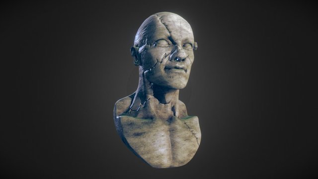 Self-portrait chest speedsculpt 3D Model