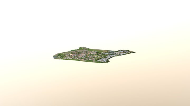 Krásná Hora nad Vltavou 3D Model