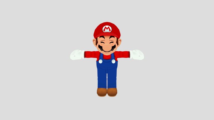 SMG4 Mario 3D Model