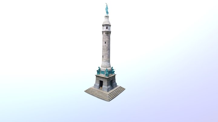 East Rock Monument 3D Model