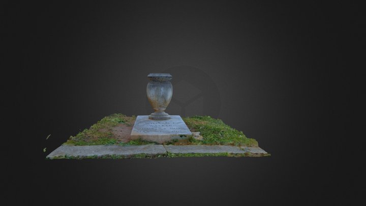 William Walker Monument 3D Model