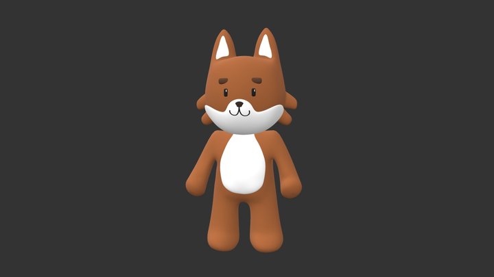 Chibi Foxy 3D Model