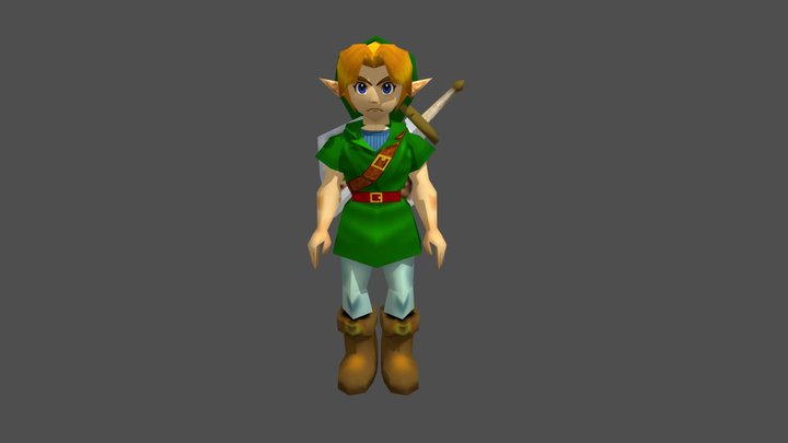Link N64 Styled - by Justice2Free 3D Model