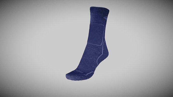 170620 MD Sock Drk Blue 3D Model